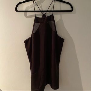 Calvin Klein Black with Mesh Tanktop
